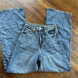 H&M Wide Classic Blue Denim Jeans